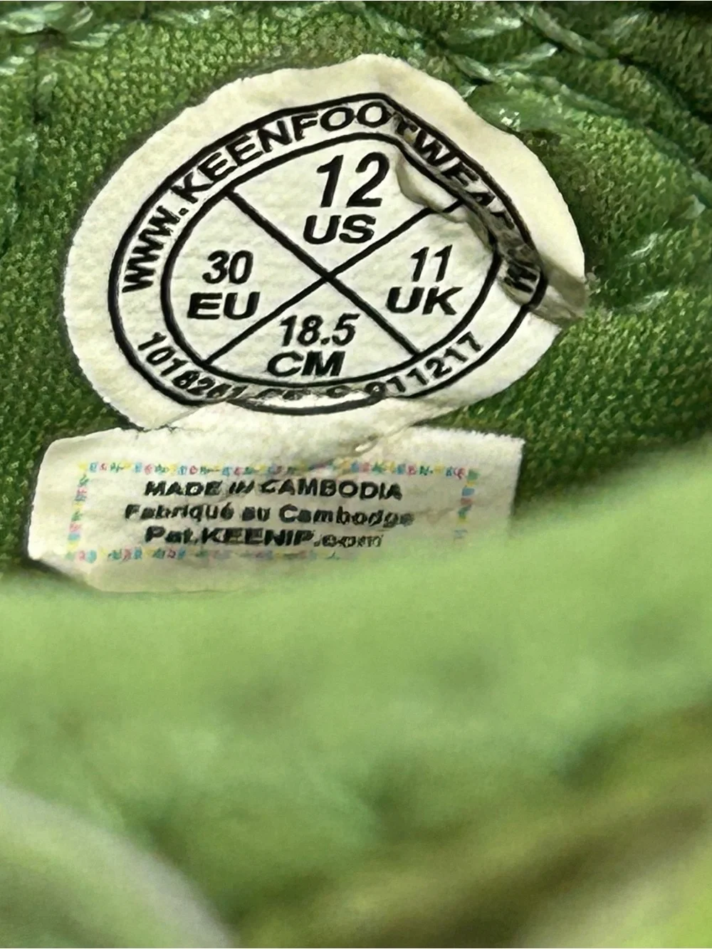 Keen Newport green grey sandals